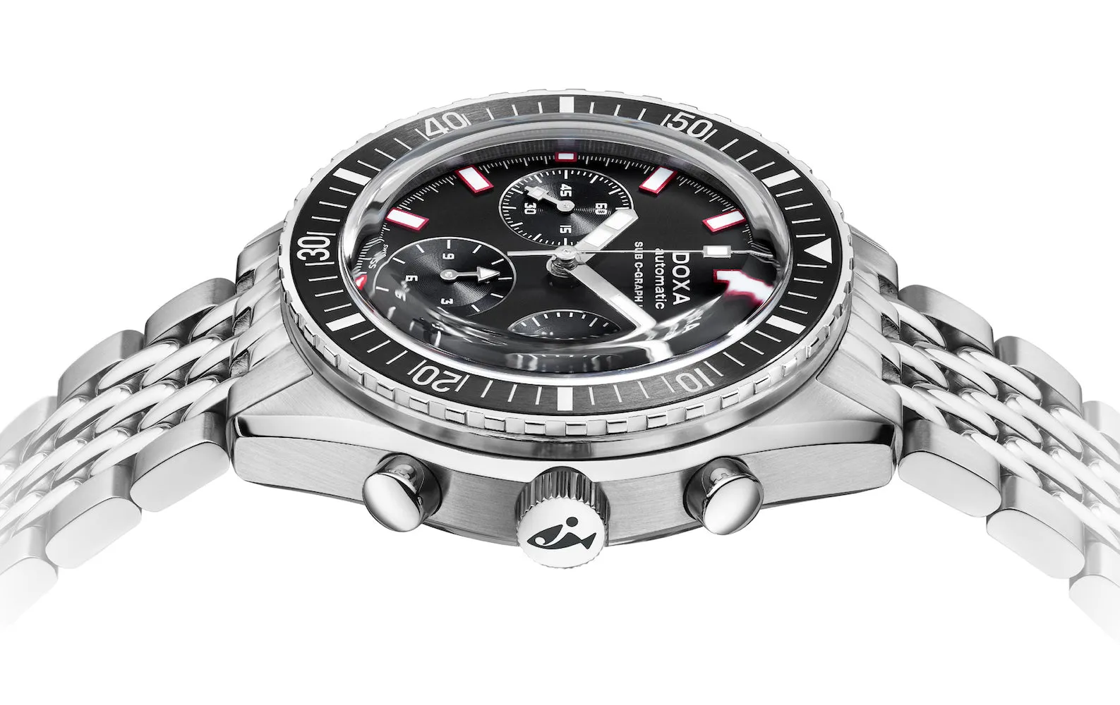 Doxa Ex-Display Sub 200 C-Graph II Sharkhunter Bracelet Watch sold by C.W. Sellors product image thumbnail 3