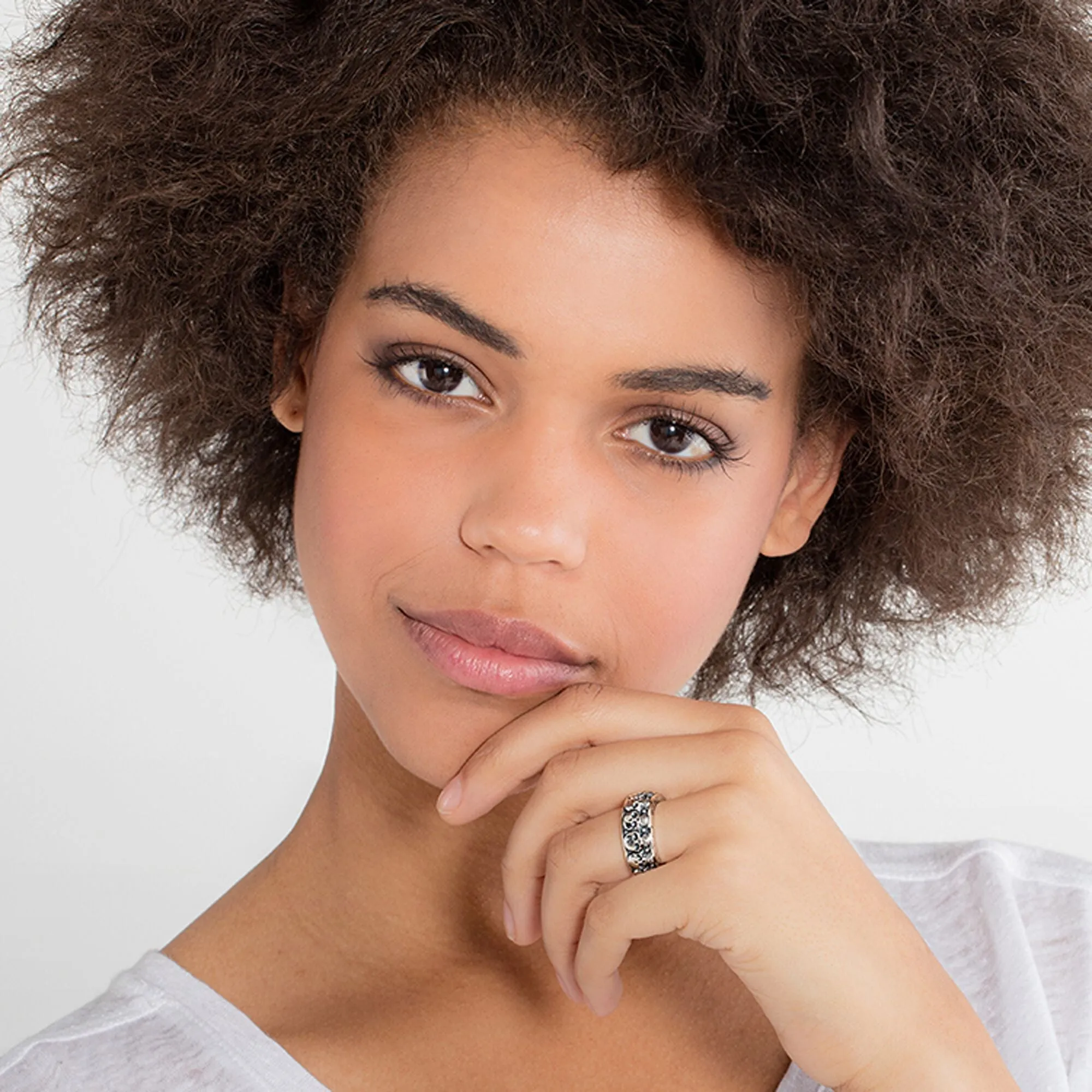 Thomas Sabo Rebel At Heart Sterling Silver Skull Ring sold by C.W. Sellors product image thumbnail 3