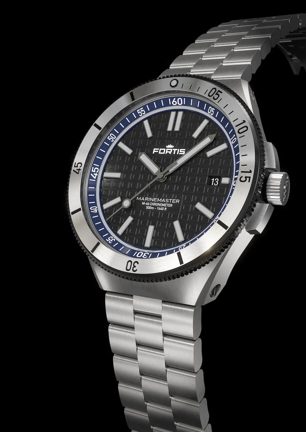 Fortis Marinemaster M 44 Ocean Blue Bracelet Watch sold by C.W. Sellors product image thumbnail 3