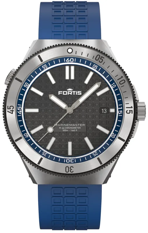 Fortis Marinemaster M 44 Ocean Blue Watch sold by C.W. Sellors