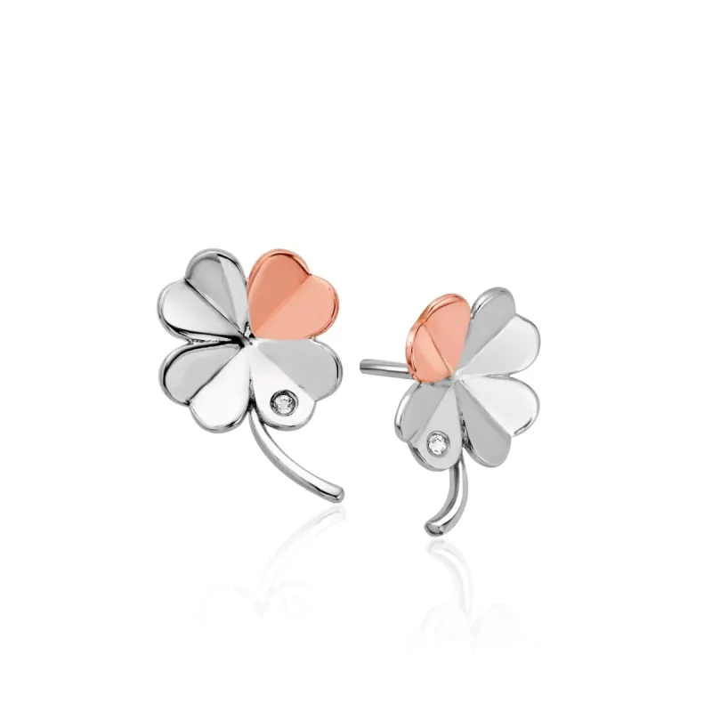 Clogau Pob Lwc Sterling Silver Stud Earrings D sold by C.W. Sellors