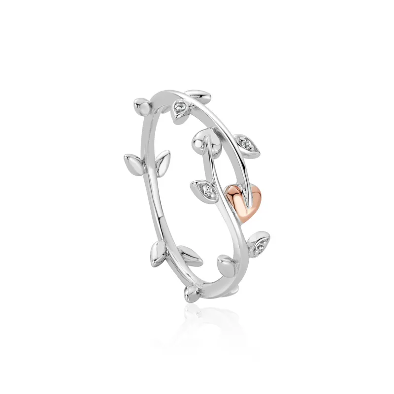 Clogau Vine of Life Topaz Sterling Silver Ring sold by C.W. Sellors