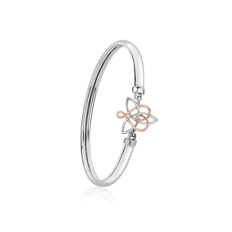 Clogau Fairies of the Mine Sterling Silver Bangle made by C.W. Sellors