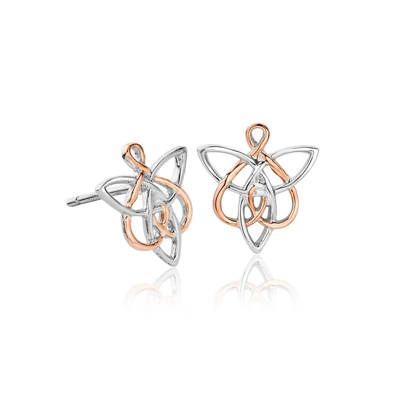 Clogau Fairies of the Mine White Topaz Sterling Silver Stud Earrings sold by C.W. Sellors