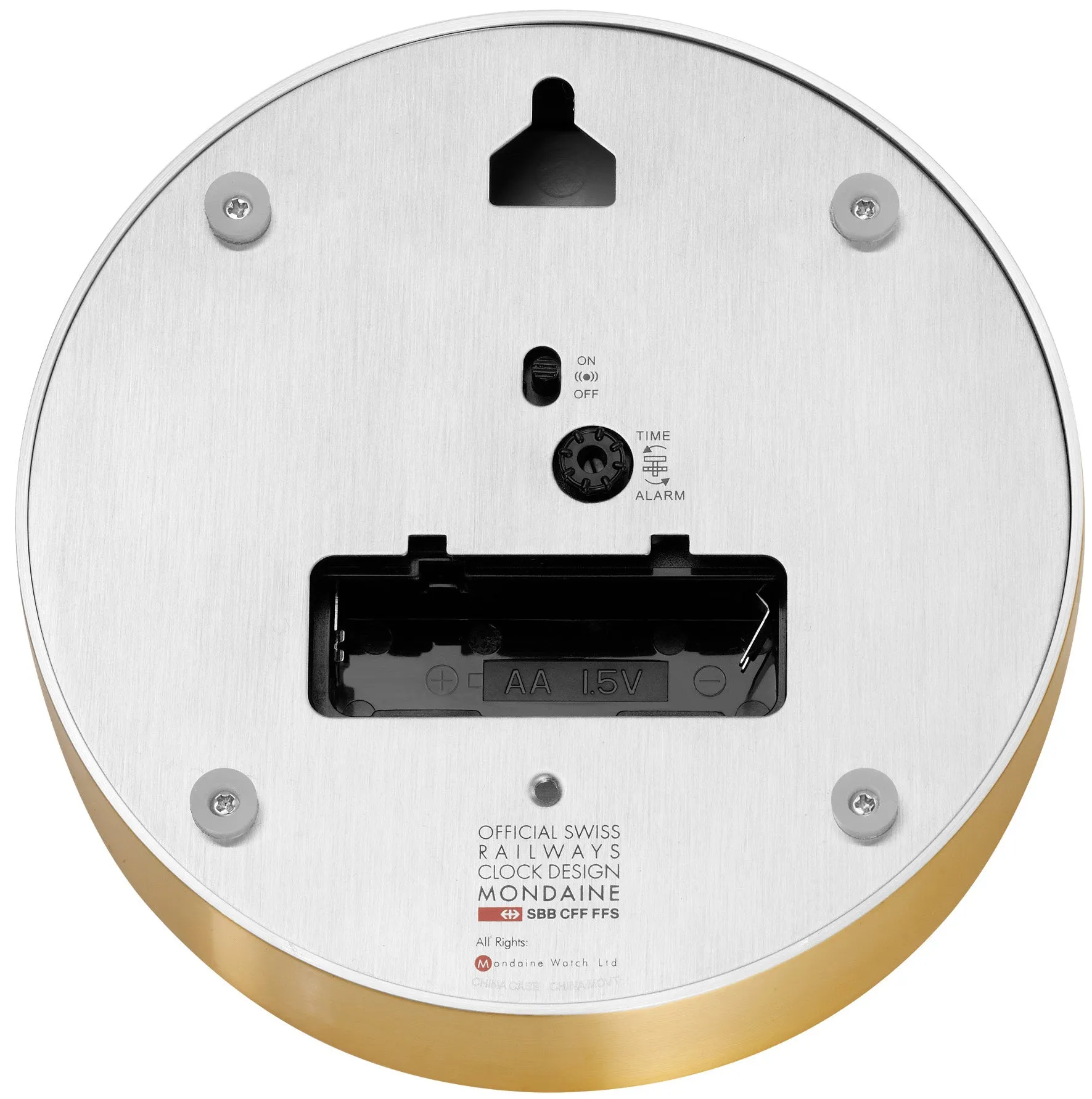 Mondaine Clock Alarm Good Gray Watch sold by C.W. Sellors product image thumbnail 2