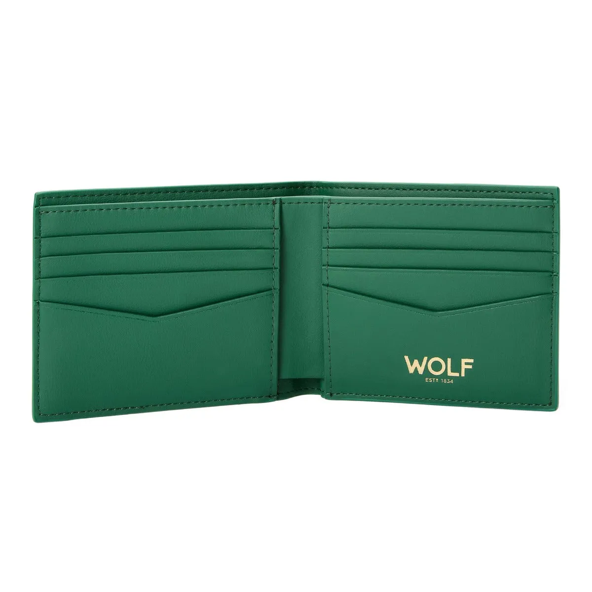 Wolf Signature Vegan Collection Green Billfold Wallet sold by C.W. Sellors product image thumbnail 4