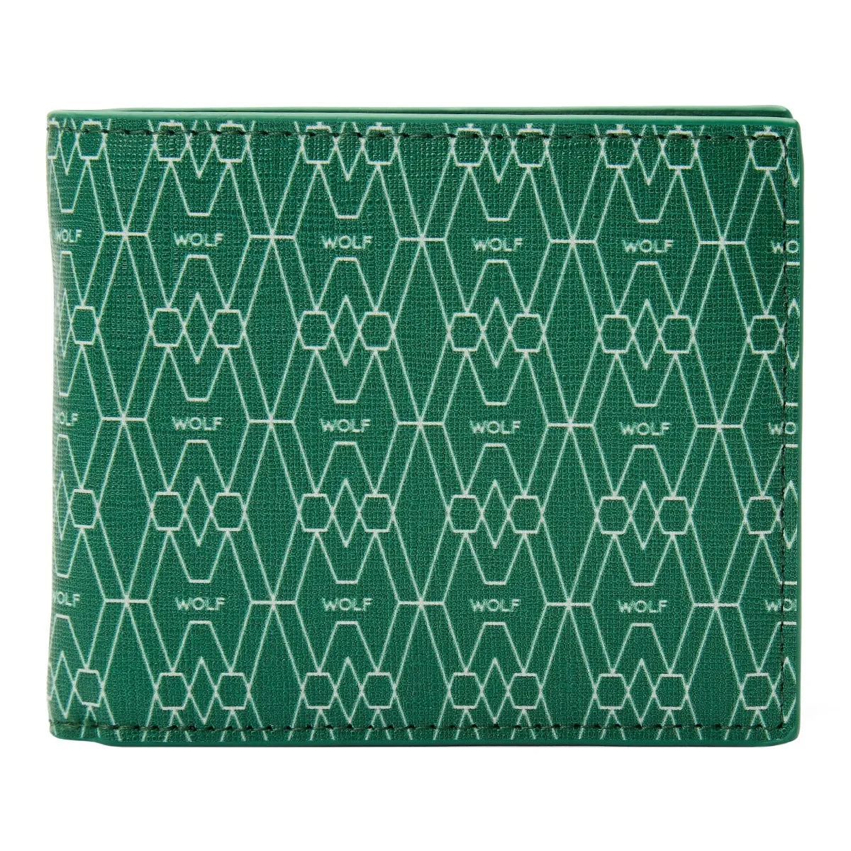 Wolf Signature Vegan Collection Green Billfold Wallet sold by C.W. Sellors