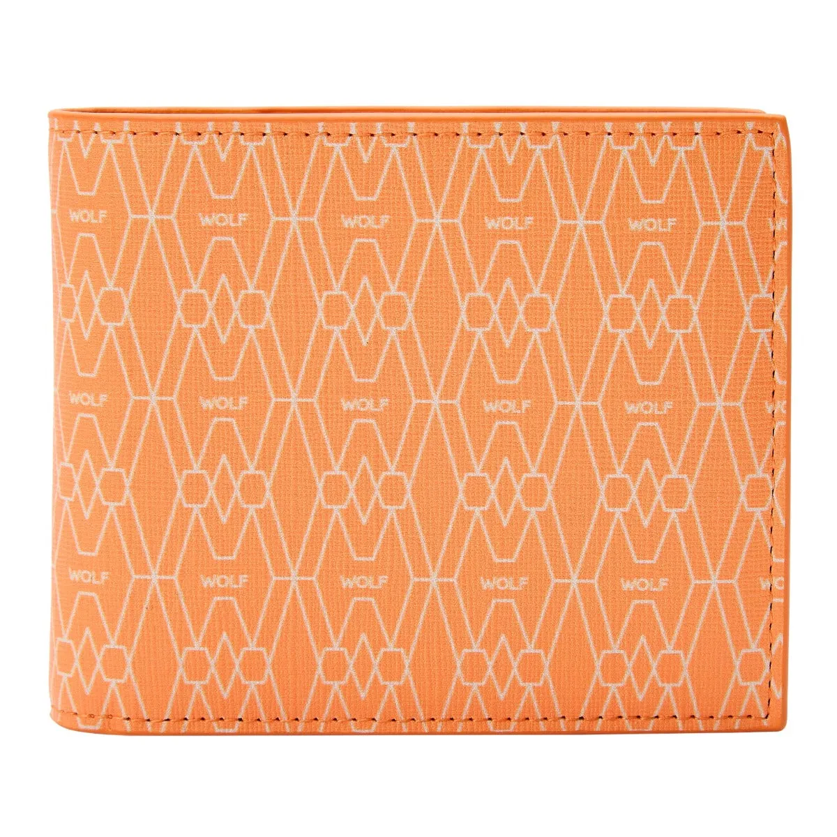 Wolf Signature Vegan Collection Orange Billfold Wallet sold by C.W. Sellors