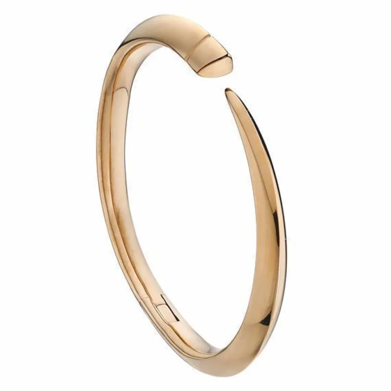 Shaun Leane Sabre 18ct Rose Gold Plated Sterling Silver Tusk Bangle D sold by C.W. Sellors
