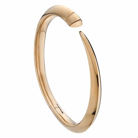 Shaun Leane Sabre 18ct Rose Gold Plated Sterling Silver Tusk Bangle D sold by C.W. Sellors