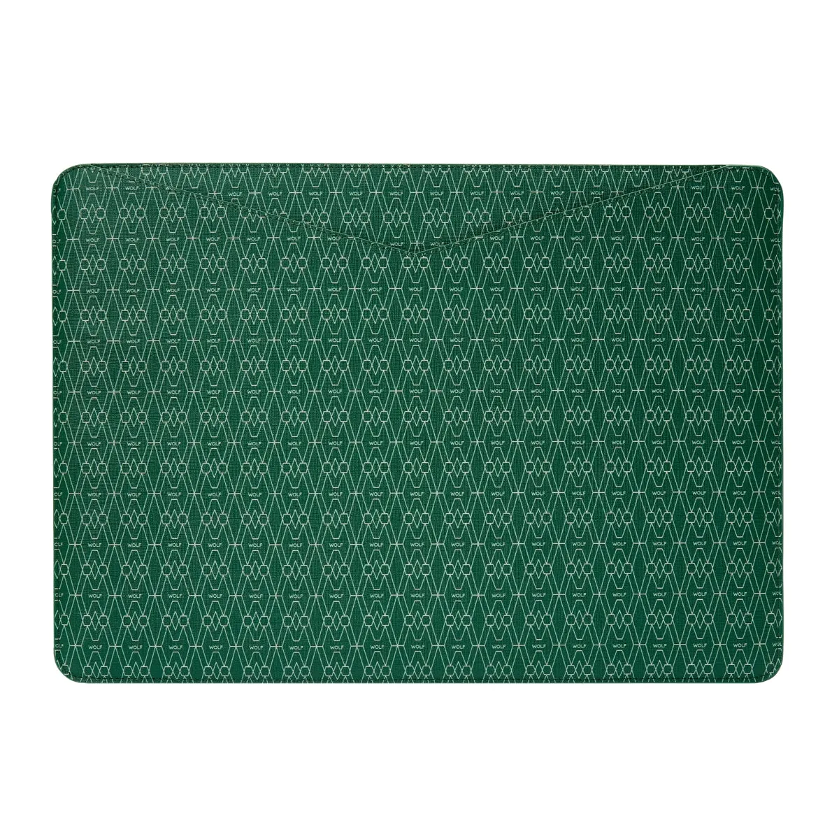Wolf Signature Vegan Collection Green Laptop Sleeve sold by C.W. Sellors