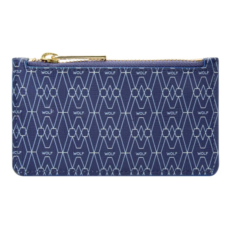 Wolf Signature Vegan Collection Blue Range Zip Case sold by C.W. Sellors