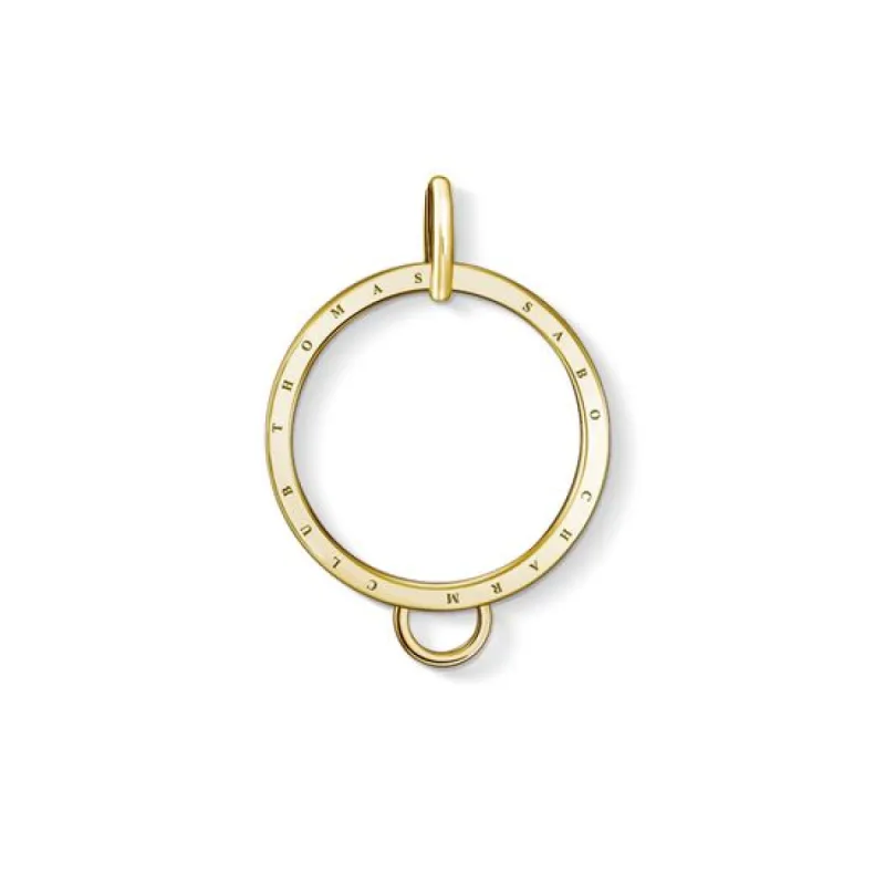 Thomas Sabo Charm Club Yellow Gold Circle Charm Carrier D sold by C.W. Sellors