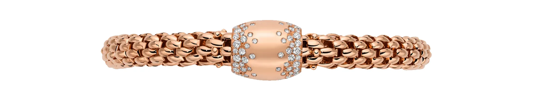 Fope 18ct Rose Gold 1.07ct Diamond Love Nest Flex'it Bracelet sold by C.W. Sellors product image thumbnail 3