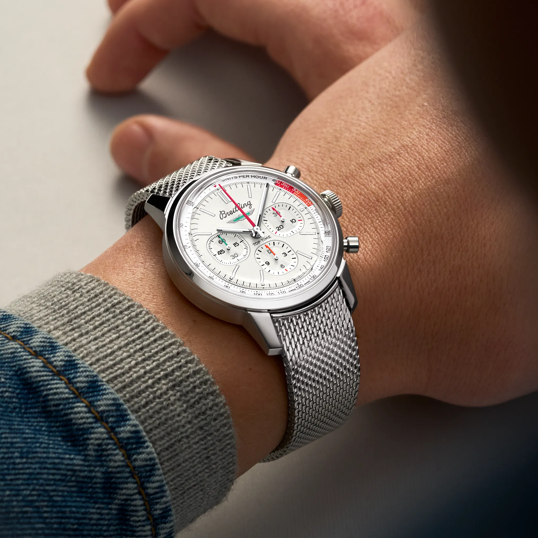 Breitling Top Time B01 Ford Thunderbird Bracelet Watch sold by C.W. Sellors product image thumbnail 5