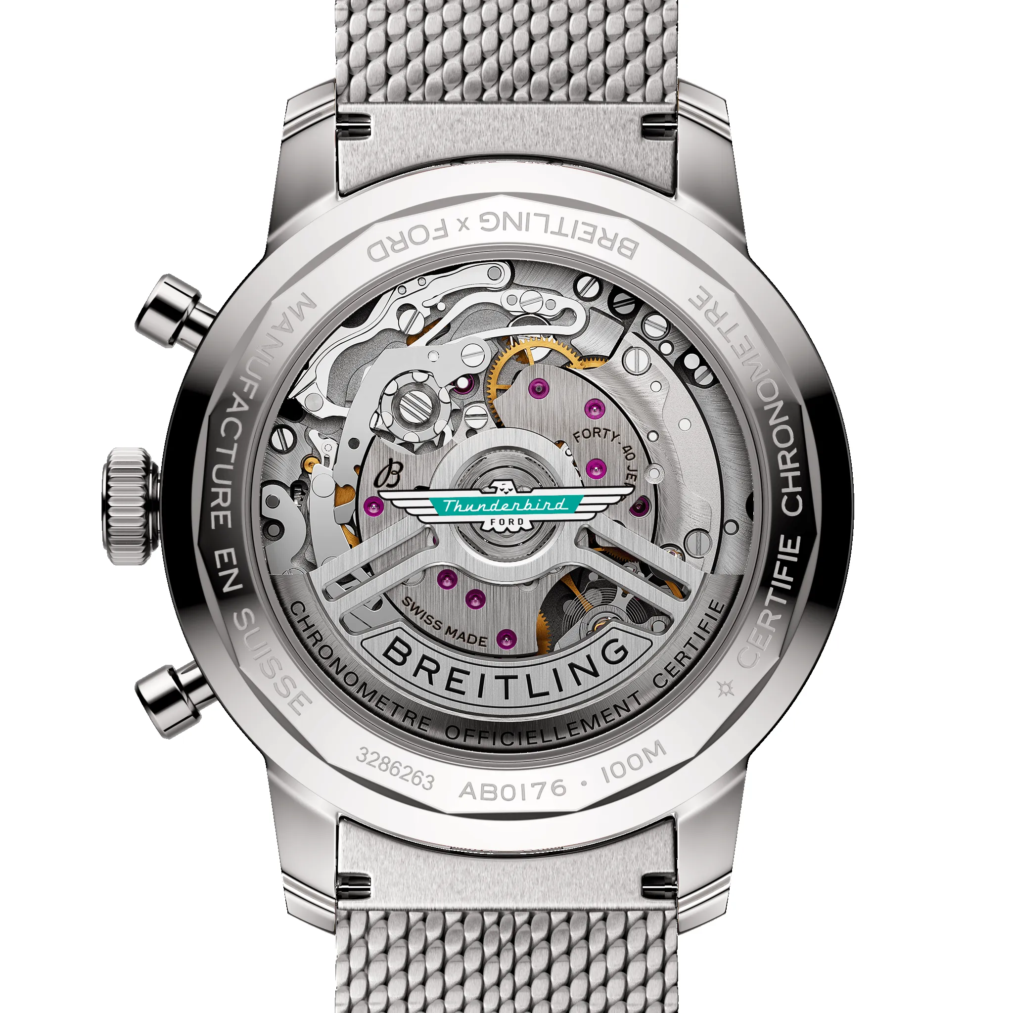 Breitling Top Time B01 Ford Thunderbird Bracelet Watch sold by C.W. Sellors product image thumbnail 4