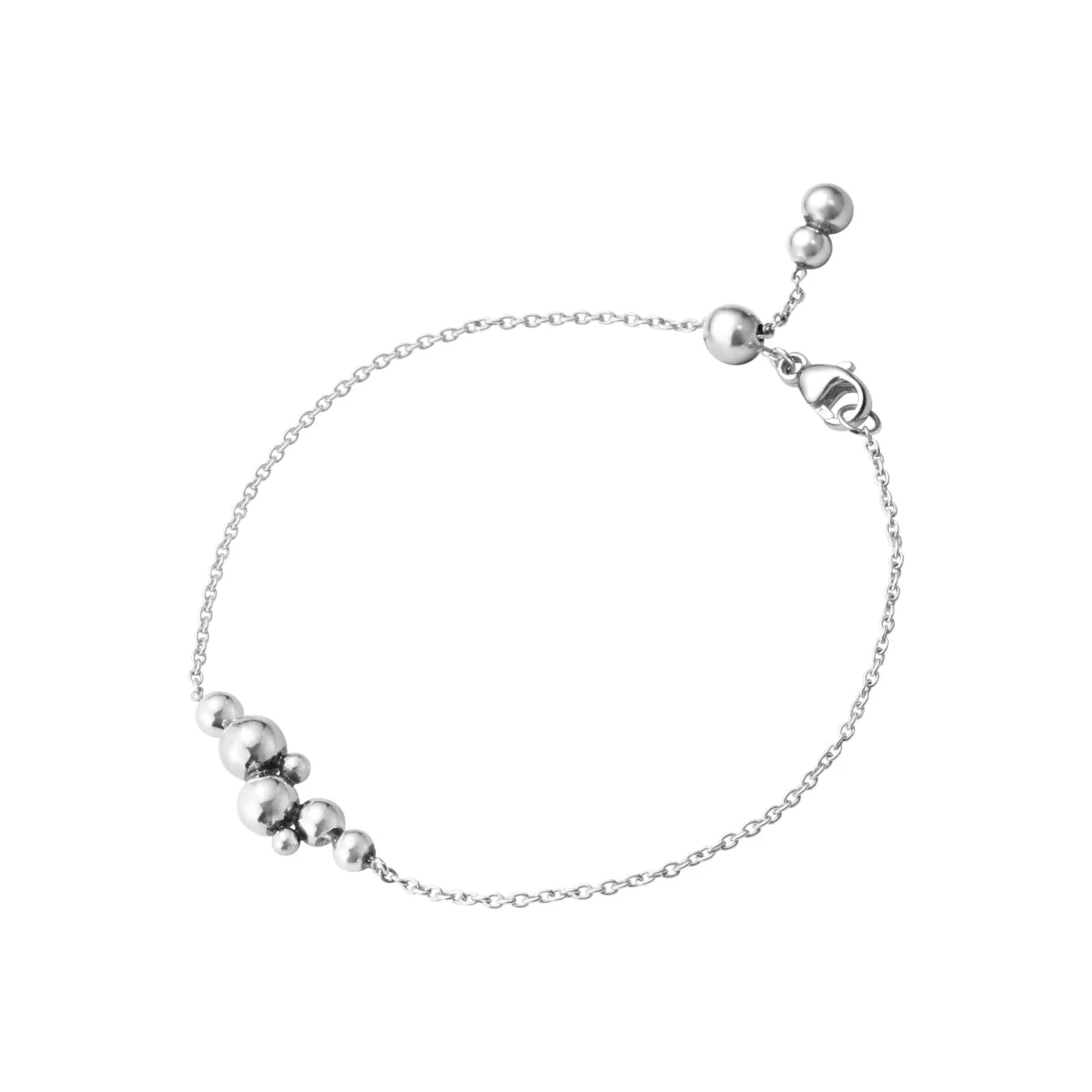 Georg Jensen Moonlight Grapes Sterling Silver Chain Bracelet sold by C.W. Sellors