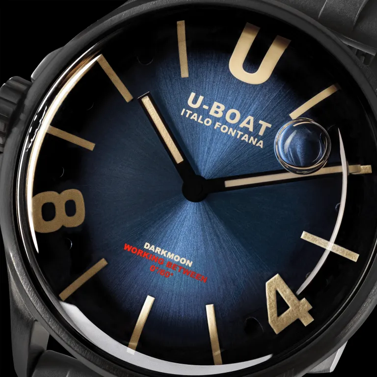 U-Boat Darkmoon Blue PVD Soleil Watch sold by C.W. Sellors product image thumbnail 4
