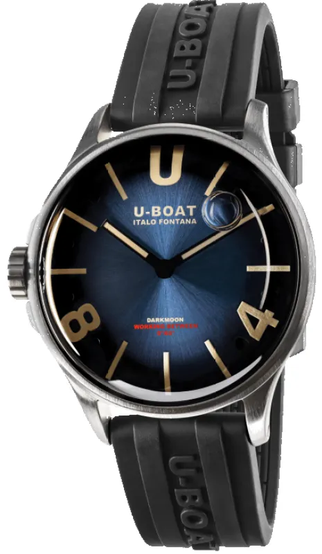 U-Boat Darkmoon Blue SS Soleil Watch sold by C.W. Sellors