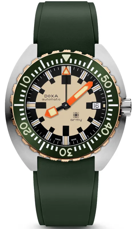 Doxa Dive Army Watch made by C.W. Sellors
