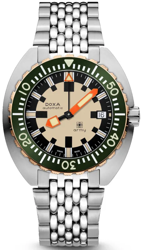Doxa Dive Army Watch made by C.W. Sellors