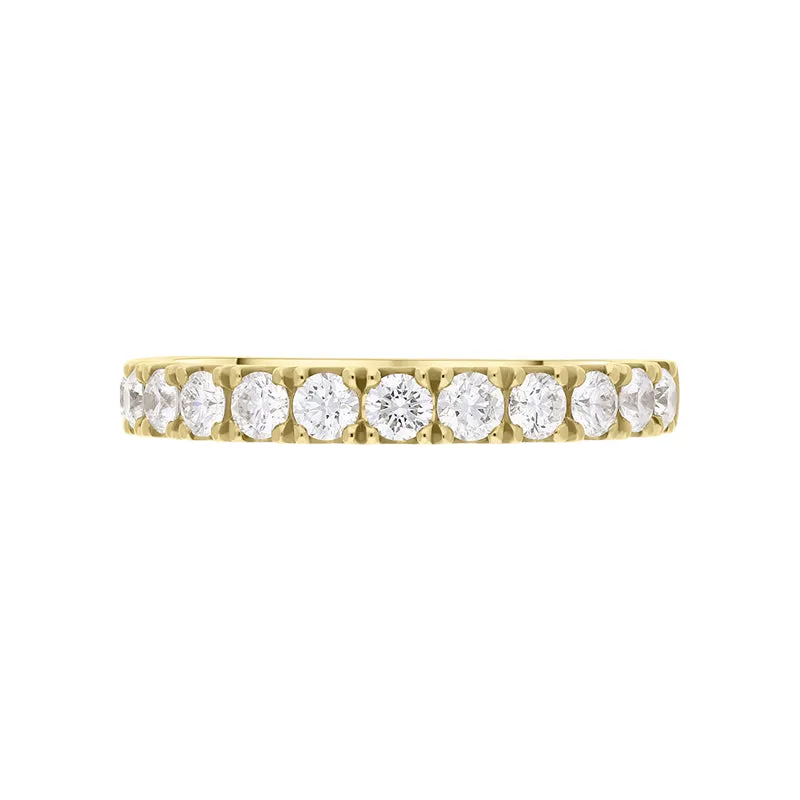 18ct Yellow Gold 0.75ct Diamond Half Eternity Ring sold by C.W. Sellors product image thumbnail 2