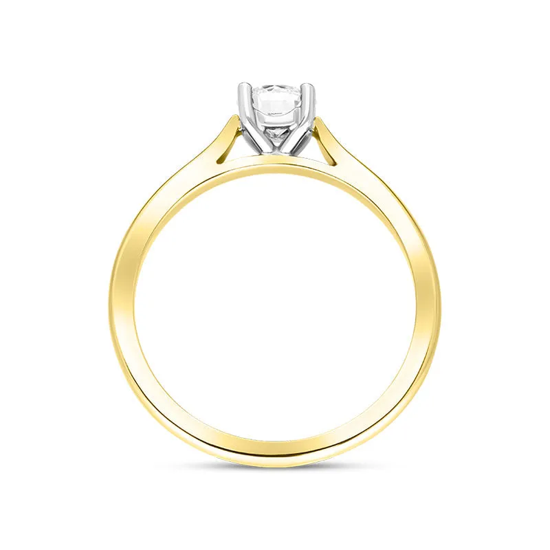 18ct Yellow Gold 0.70ct Diamond Round Brilliant Cut Solitaire Ring sold by C.W. Sellors product image thumbnail 3
