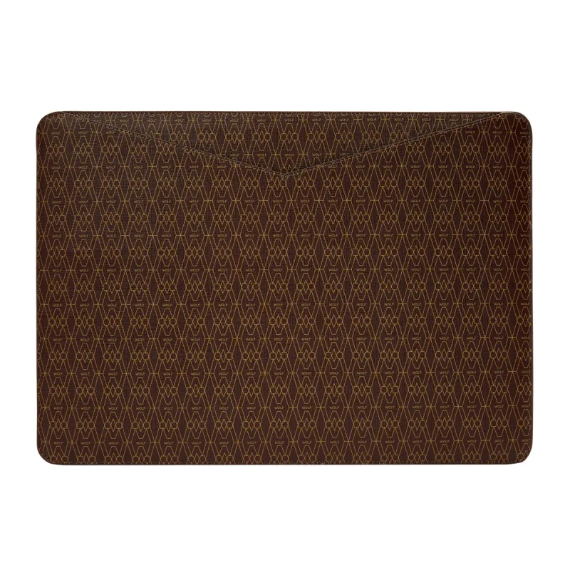 Wolf Signature Vegan Collection Brown Range 16 Inch Laptop Sleeve made by WOLF