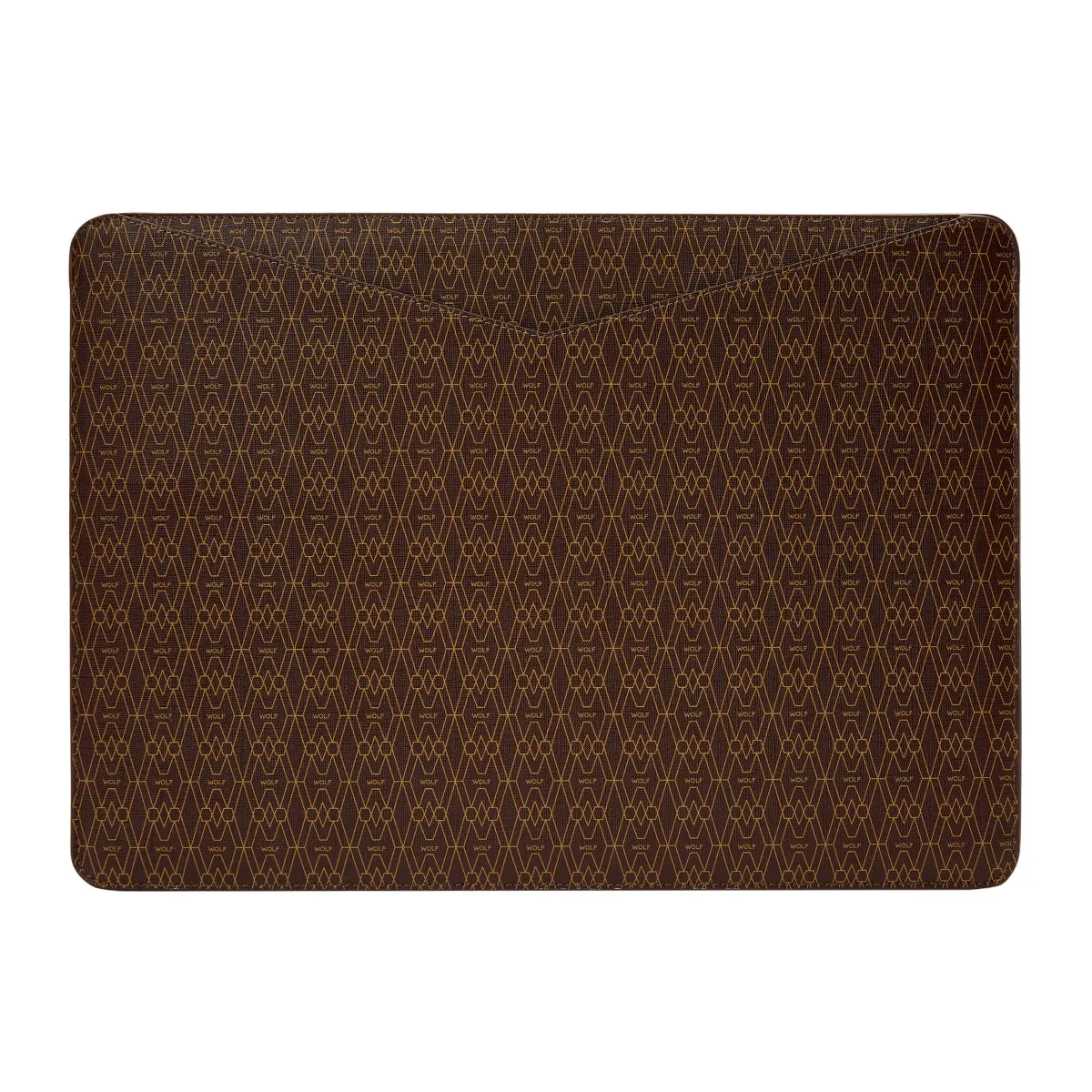 Wolf Signature Vegan Collection Brown Range 16 Inch Laptop Sleeve sold by C.W. Sellors