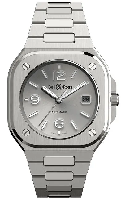 Bell & Ross BR 05 Auto Silver Bracelet Watch sold by C.W. Sellors