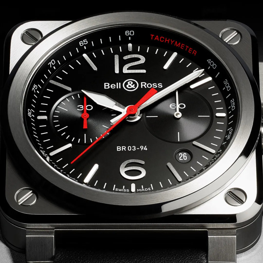 Bell & Ross BR 03 94 Black Steel Watch sold by C.W. Sellors product image thumbnail 2