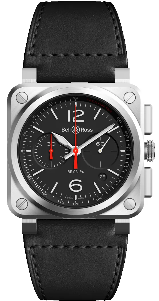 Bell & Ross BR 03 94 Black Steel Watch sold by C.W. Sellors