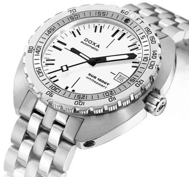 Doxa SUB 1500T Whitepearl Bracelet Watch sold by C.W. Sellors product image thumbnail 3