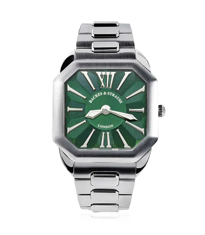 Backes & Strauss Watch W1 AM Green made by C.W. Sellors