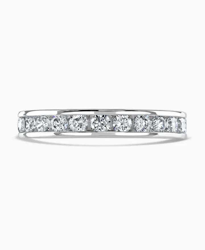 Platinum 1.5ct Diamond Full Eternity Ring sold by C.W. Sellors product image thumbnail 2