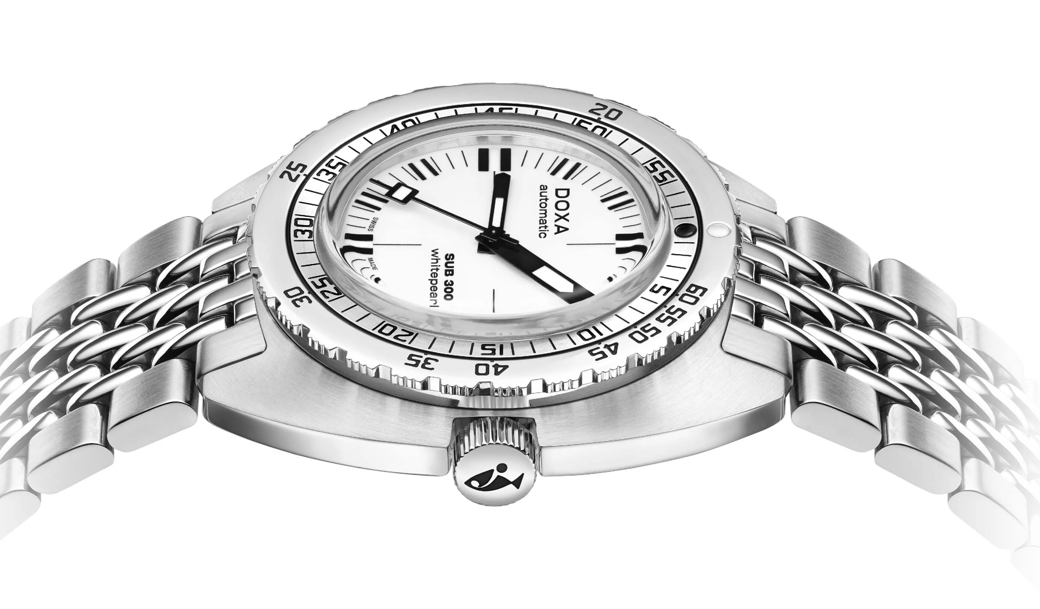 Doxa SUB 300 Whitepearl Bracelet Watch sold by C.W. Sellors product image thumbnail 3