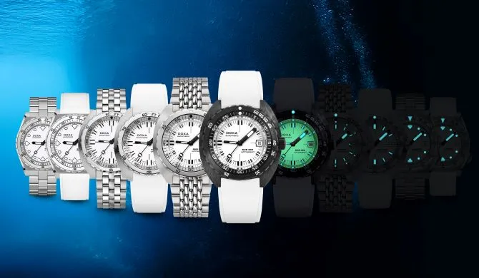 Doxa SUB 300 Whitepearl Bracelet Watch sold by C.W. Sellors product image thumbnail 4