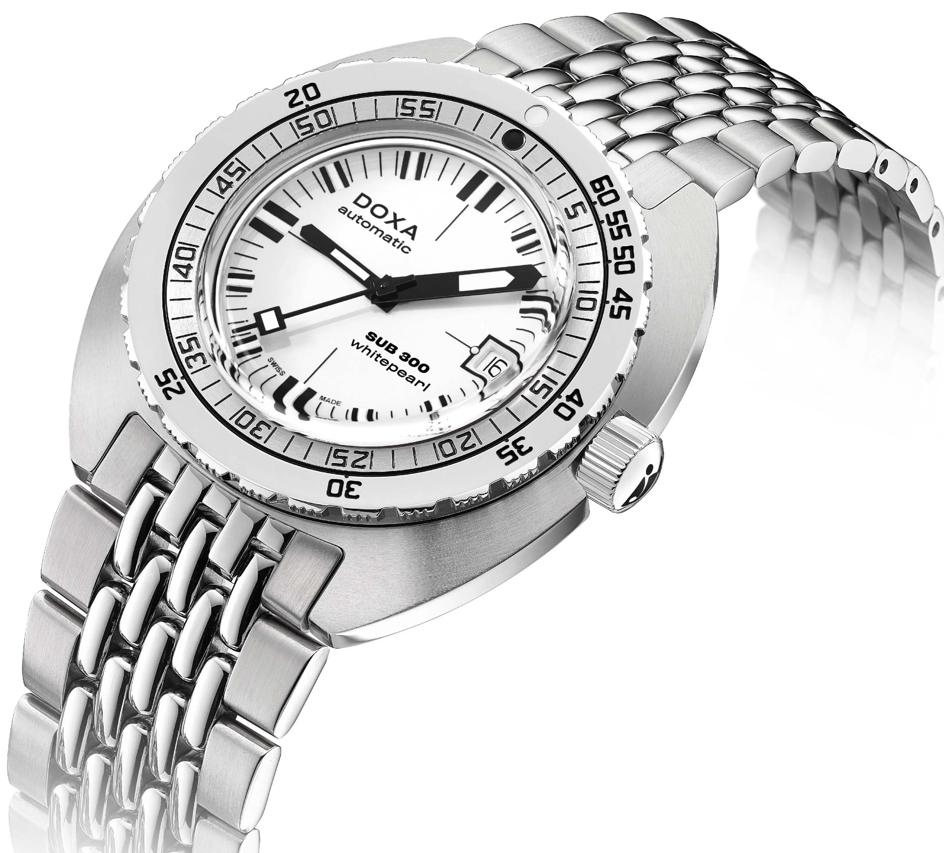 Doxa SUB 300 Whitepearl Bracelet Watch sold by C.W. Sellors product image thumbnail 2