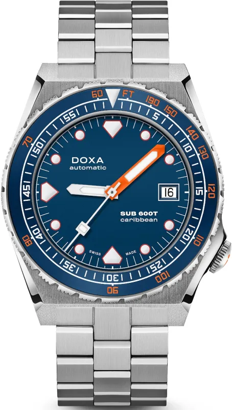 Doxa SUB 600T Caribbean Bracelet Watch made by C.W. Sellors