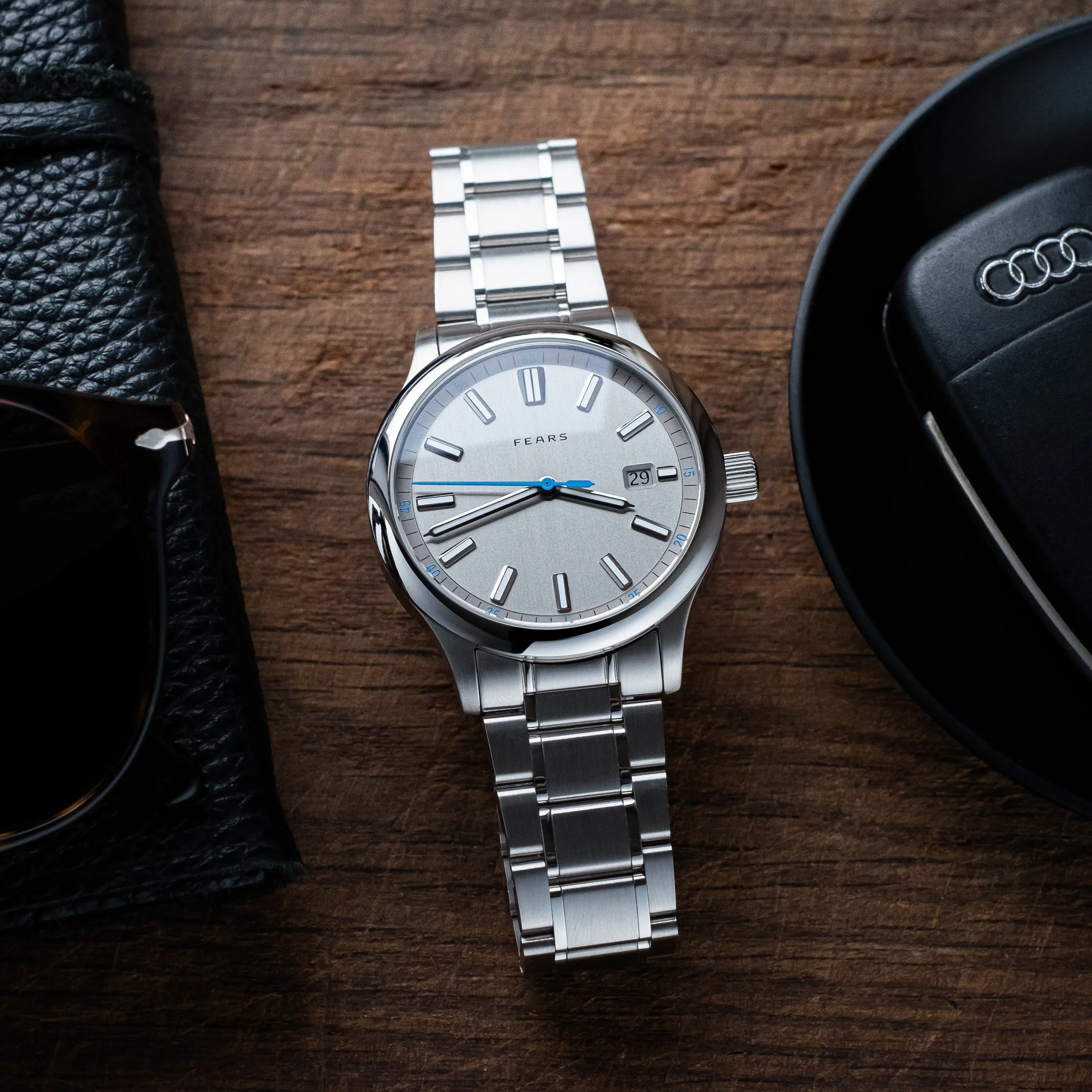 Fears Redcliff 39.5 Date Pewter Grey Bracelet Watch sold by C.W. Sellors product image thumbnail 3