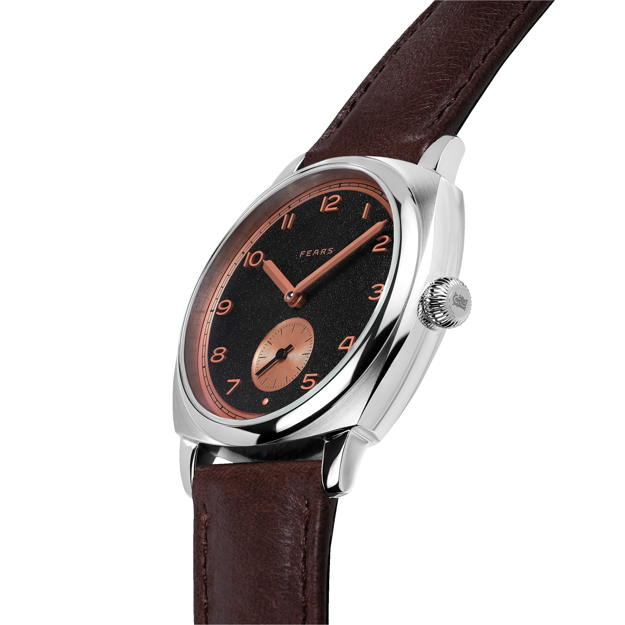 Fears Brunswick 38 Charcoal Rose Leather Strap Watch sold by C.W. Sellors product image thumbnail 2