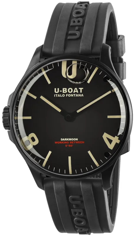 U-Boat Darkmoon 44 Black PVD Watch made by U-Boat