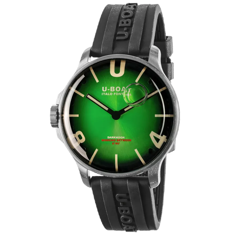 U-Boat Darkmoon Noble Green SS Watch made by U-Boat