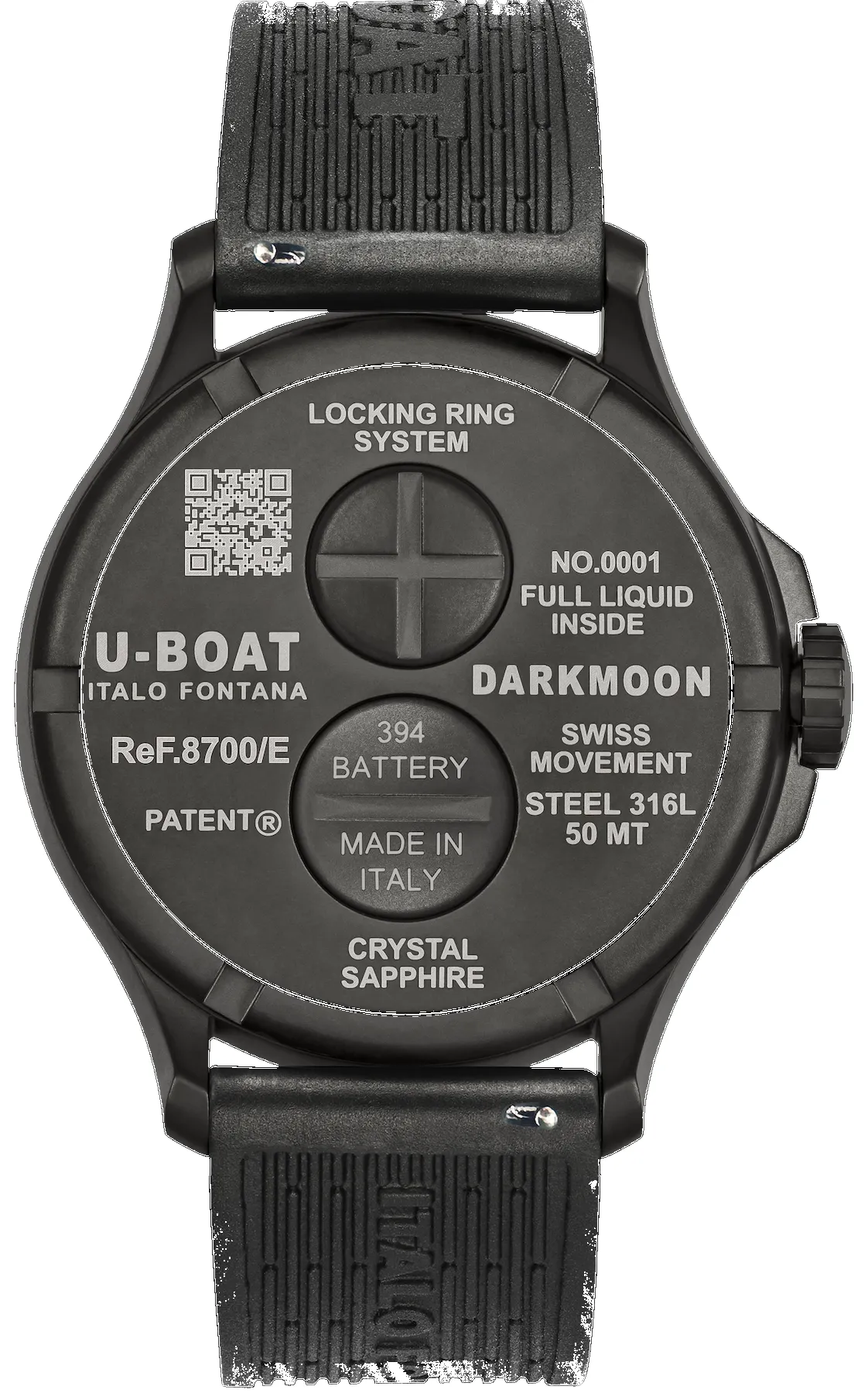 U-Boat Darkmoon Imperial Blue PVD Watch sold by C.W. Sellors product image thumbnail 2
