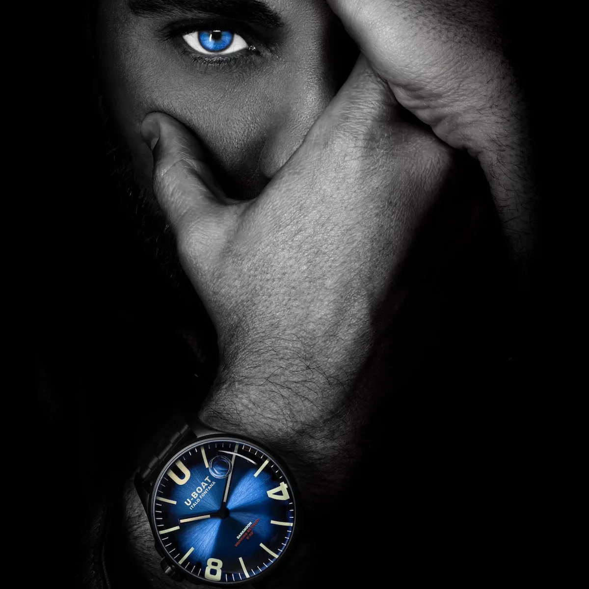 U-Boat Darkmoon Imperial Blue PVD Watch sold by C.W. Sellors product image thumbnail 3