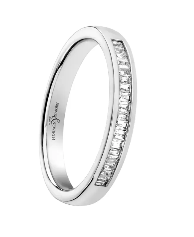 Platinum 0.2ct Diamond Eternity Ring made by C.W. Sellors