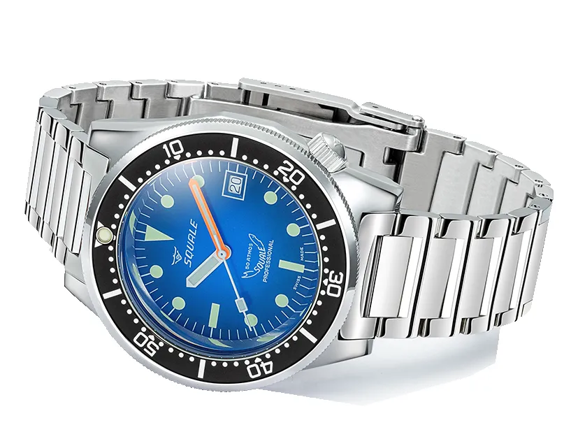 Squale 1521 Blue Ray Bracelet Watch sold by C.W. Sellors product image thumbnail 4
