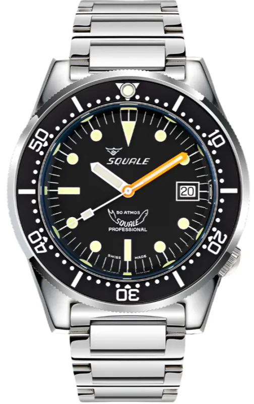 Squale 1521 Classic Bracelet Watch made by C.W. Sellors