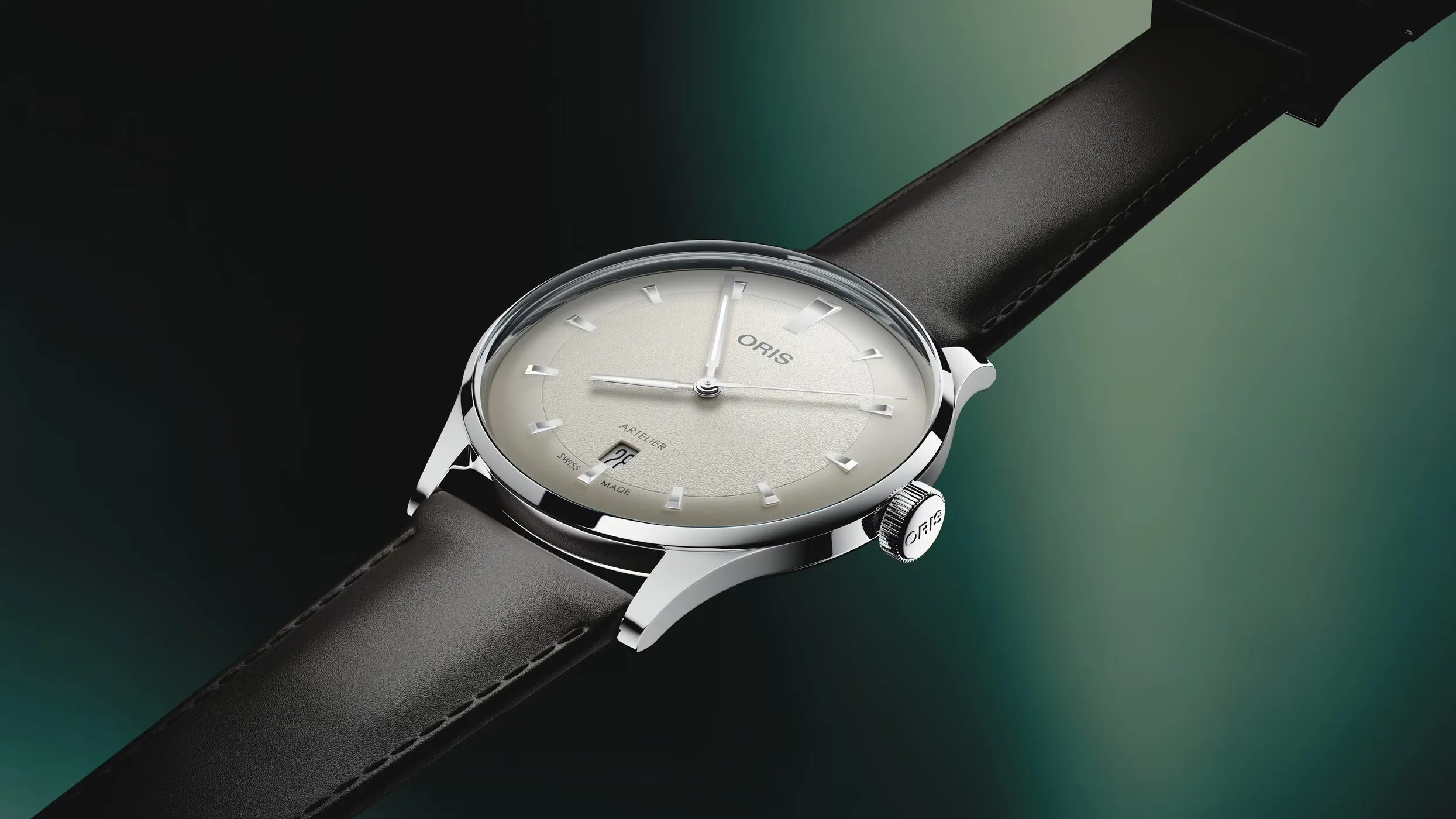 Oris Artelier Date 38mm White Watch sold by C.W. Sellors product image thumbnail 2