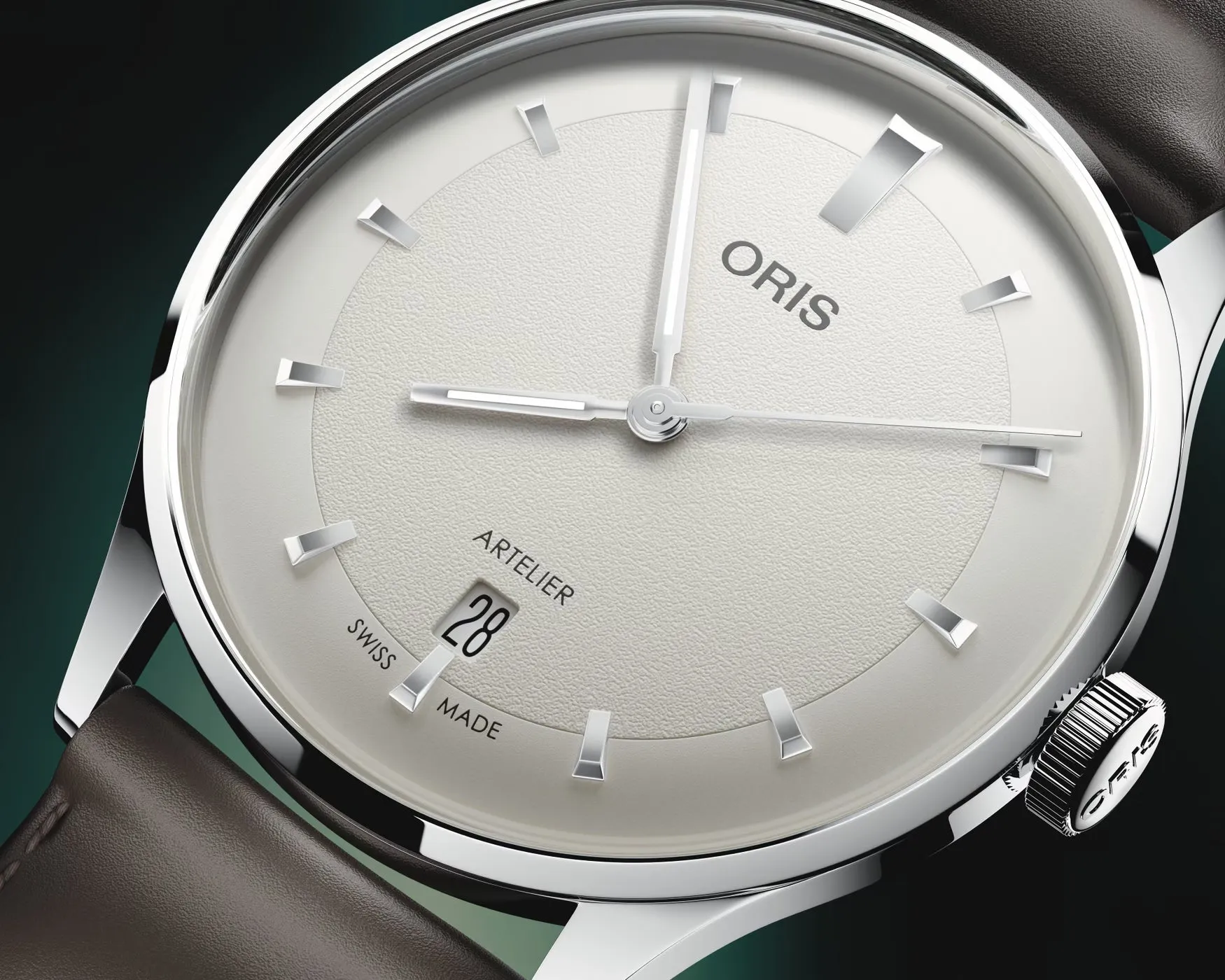 Oris Artelier Date 38mm White Watch sold by C.W. Sellors product image thumbnail 4